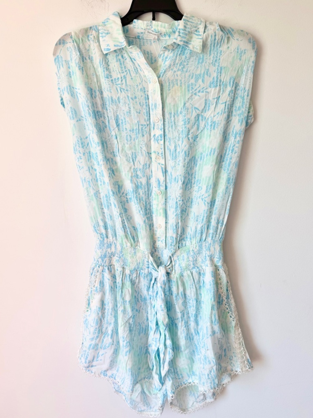 NWT Poupette St Barth Short Jumpsuit Anita Pleated